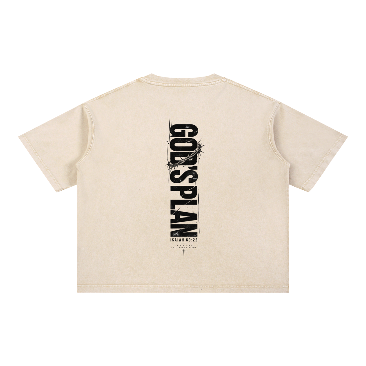 God’s Plan Mineral Wash Boxy Tee