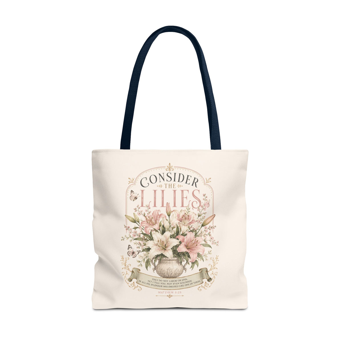Consider the Lilies Floral Tote Bag