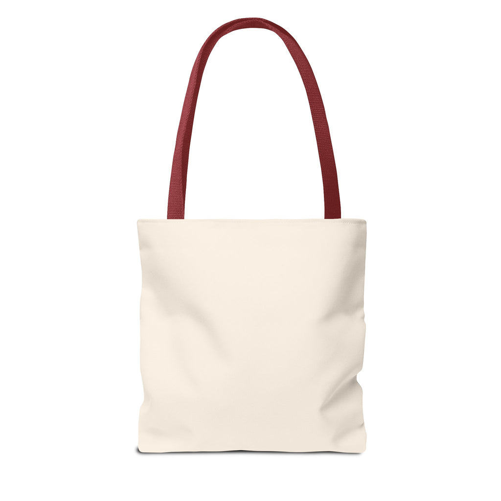 Scriptural Floral Tote Bag — “He Makes All Things New” Inspirational Canvas Tote