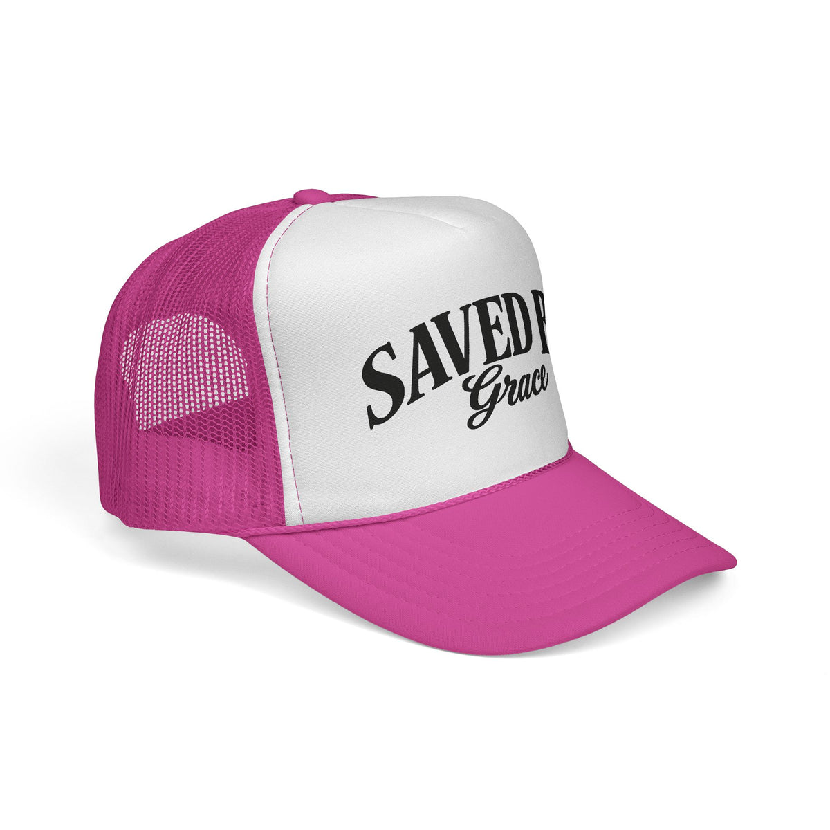 Saved By Grace trucker cap | Christian faith hat