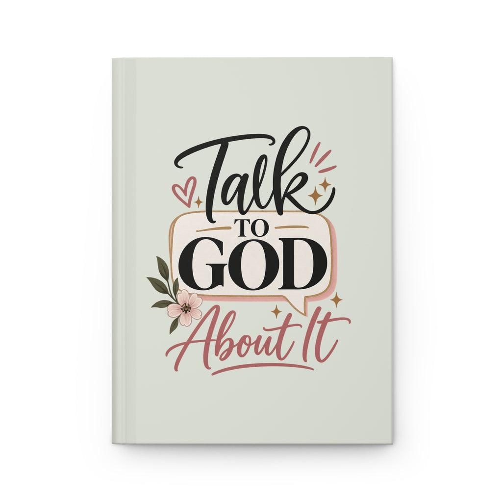 To God Above Journal – Inspirational Hardcover Lined Notebook