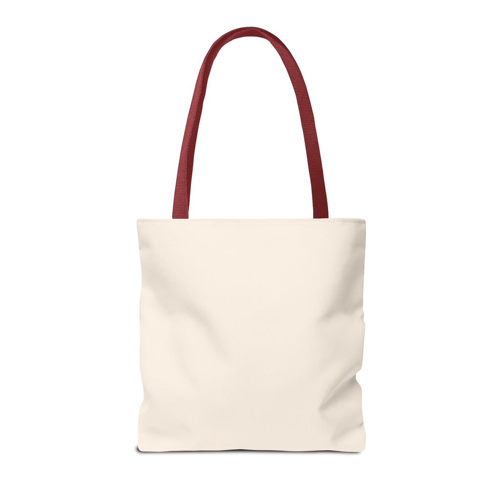 Scriptural Floral Tote Bag — “He Makes All Things New” Inspirational Canvas Tote