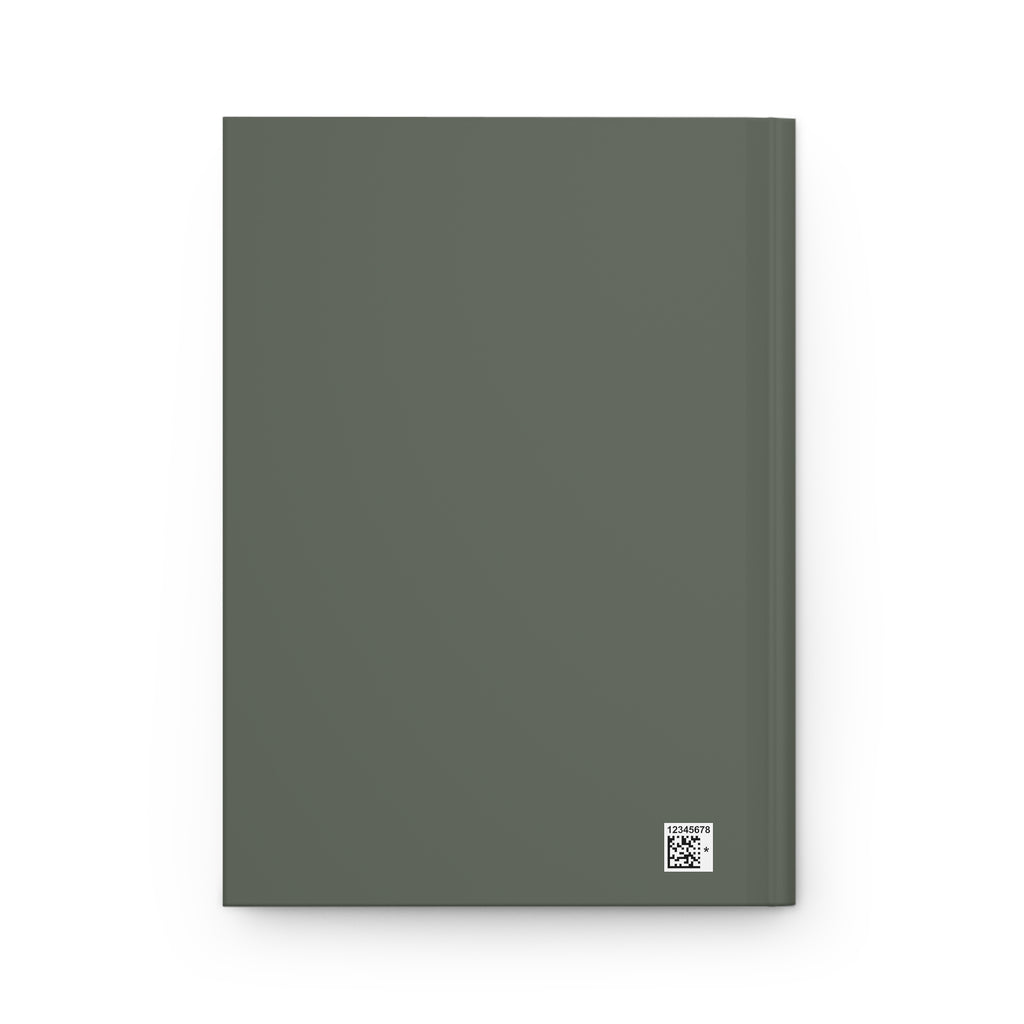 Christian Hardcover Journal — "In His Presence" Lined Matte Notebook
