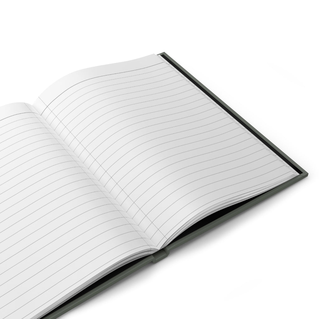 Christian Hardcover Journal — "In His Presence" Lined Matte Notebook