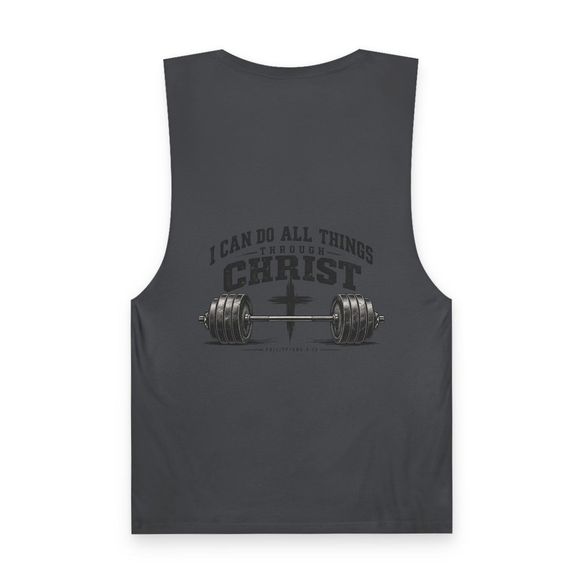 Christian Workout Tank Top — “I Can Do All Things Through Christ” Fitness Tank (Philippians 4:13)