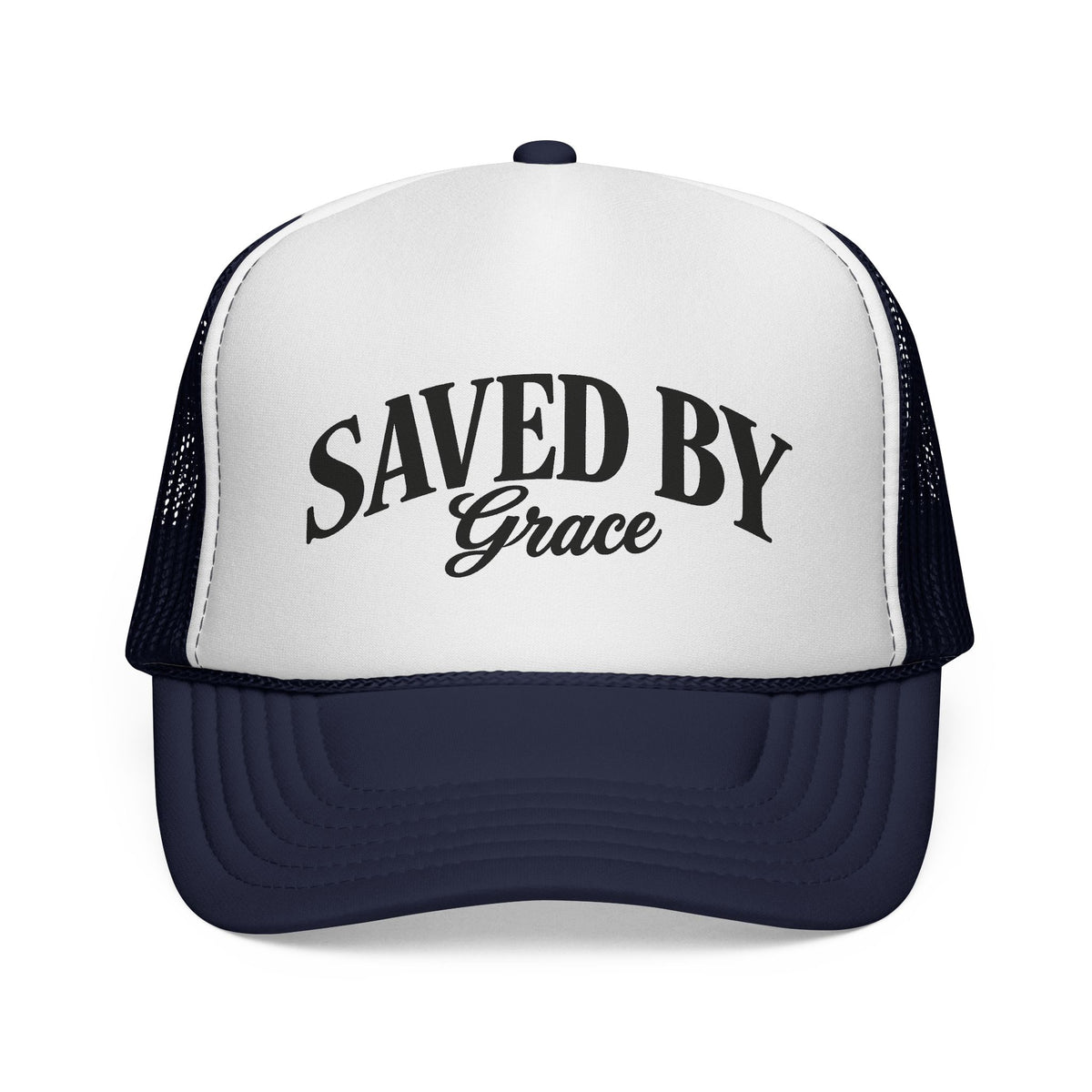 Saved By Grace trucker cap | Christian faith hat