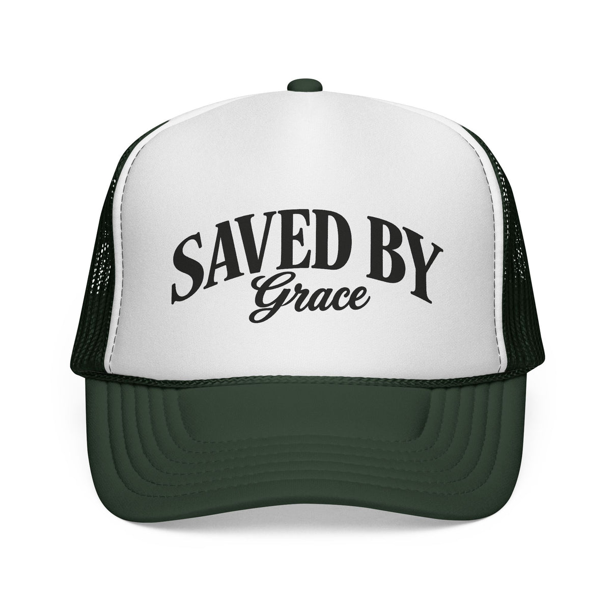 Saved By Grace trucker cap | Christian faith hat