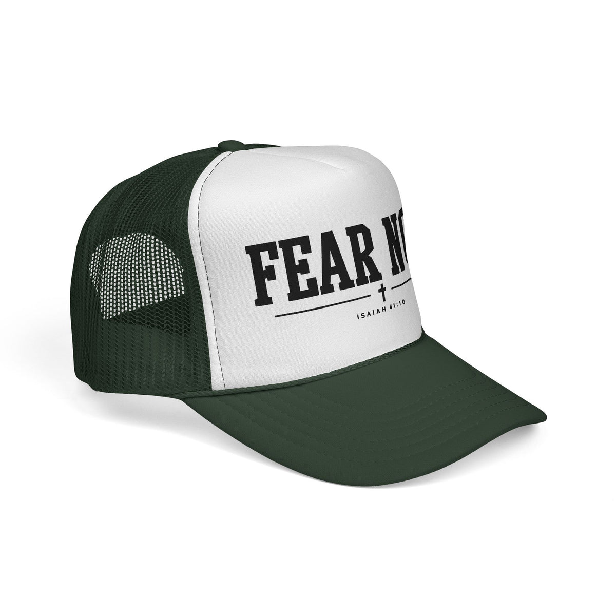 Fear Not Trucker Cap — Isaiah 41:10 Christian Mesh Hat