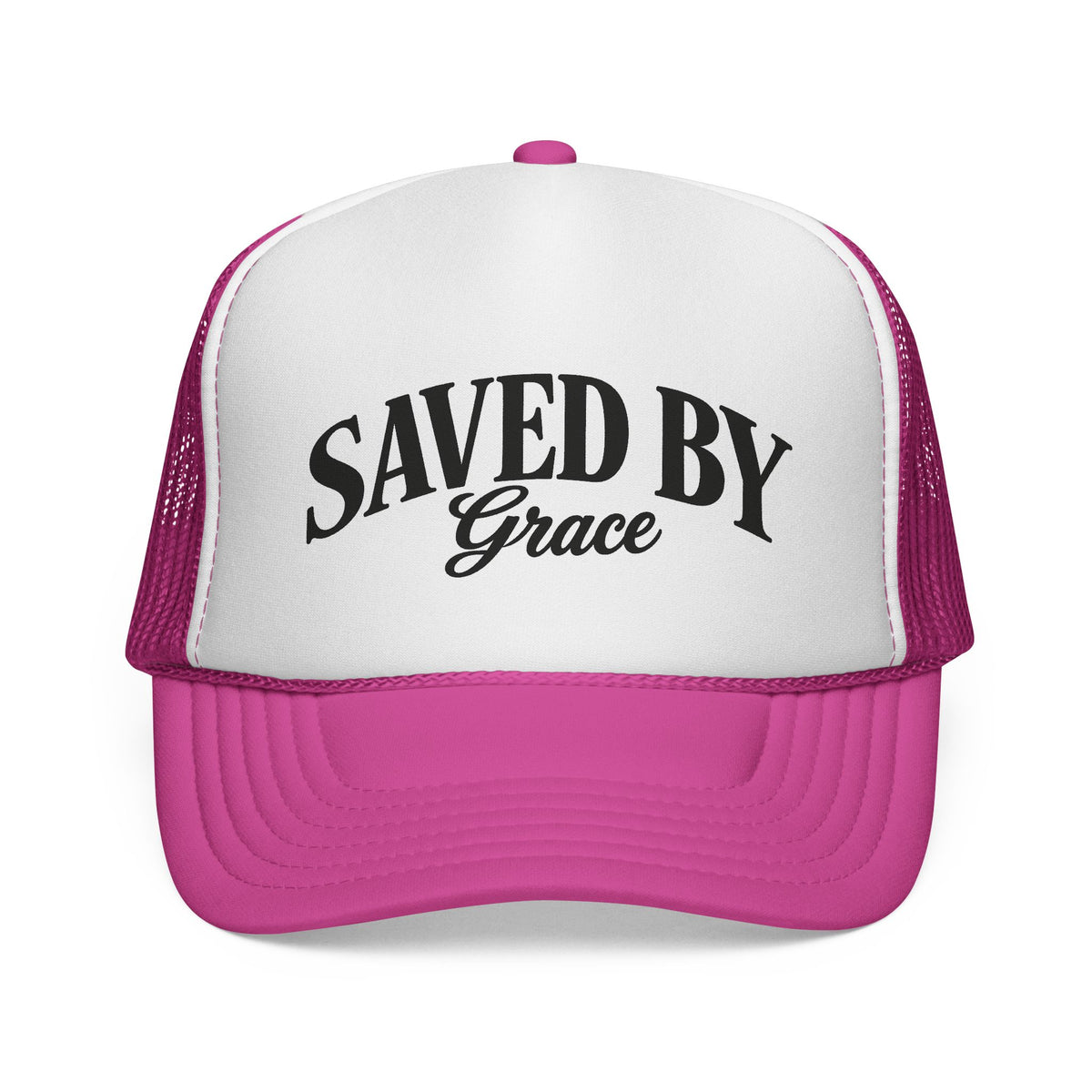 Saved By Grace trucker cap | Christian faith hat