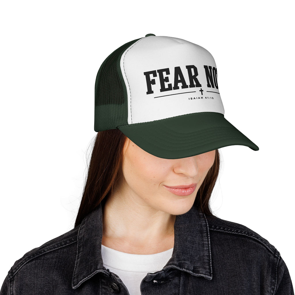 Fear Not Trucker Cap — Isaiah 41:10 Christian Mesh Hat