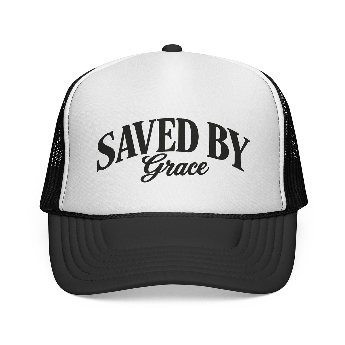 Saved By Grace trucker cap | Christian faith hat