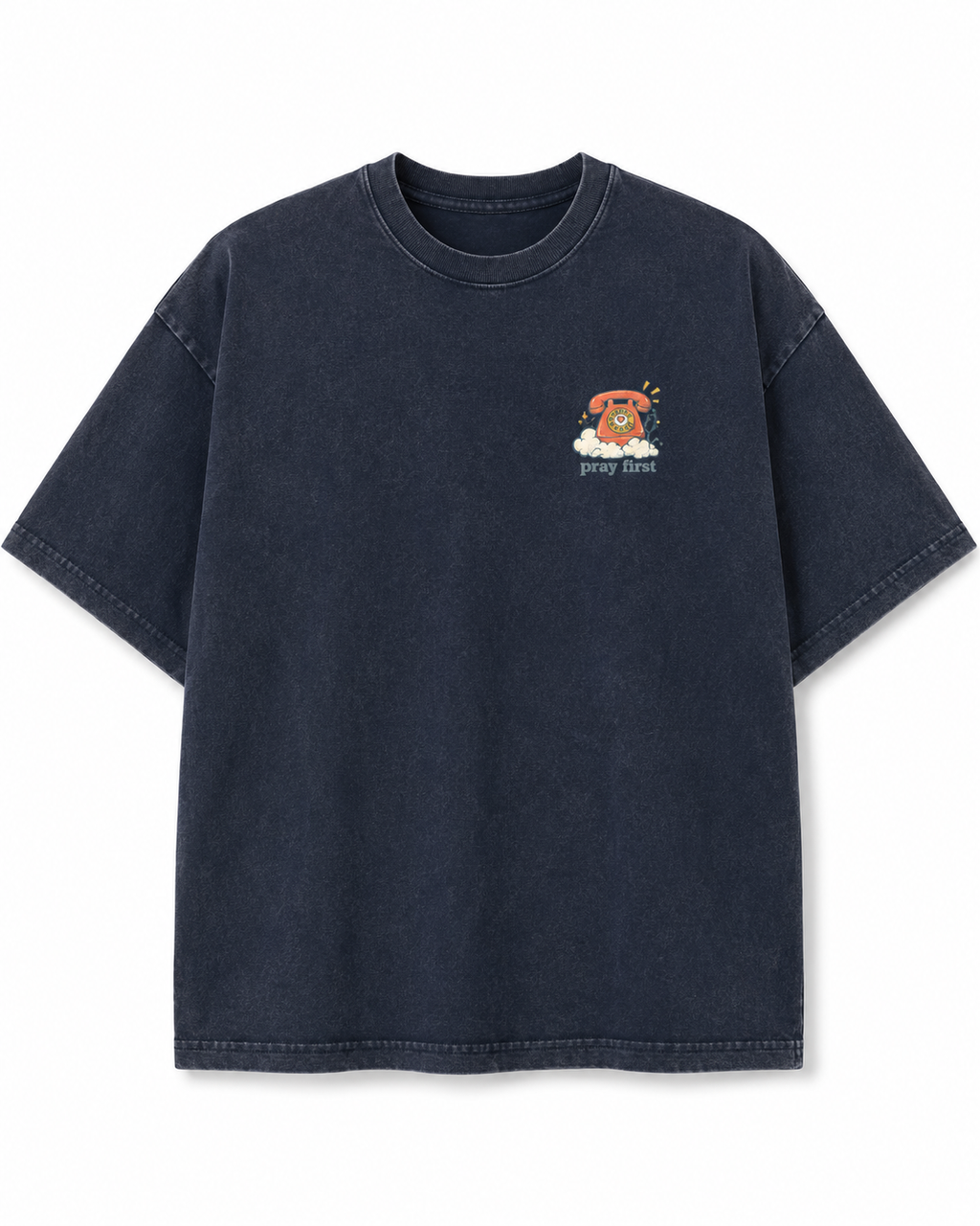 Heaven's Hotline T-Shirt — 'Call on Him' Christian Graphic Tee