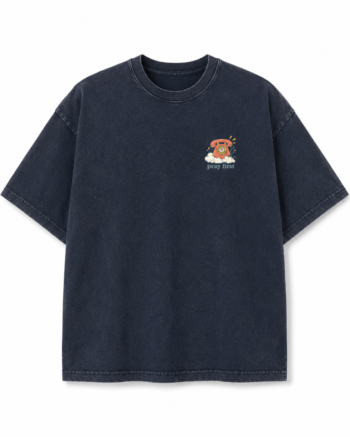 Heaven's Hotline T-Shirt — 'Call on Him' Christian Graphic Tee
