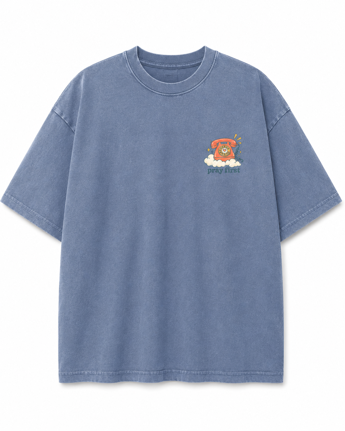 Heaven's Hotline T-Shirt — 'Call on Him' Christian Graphic Tee