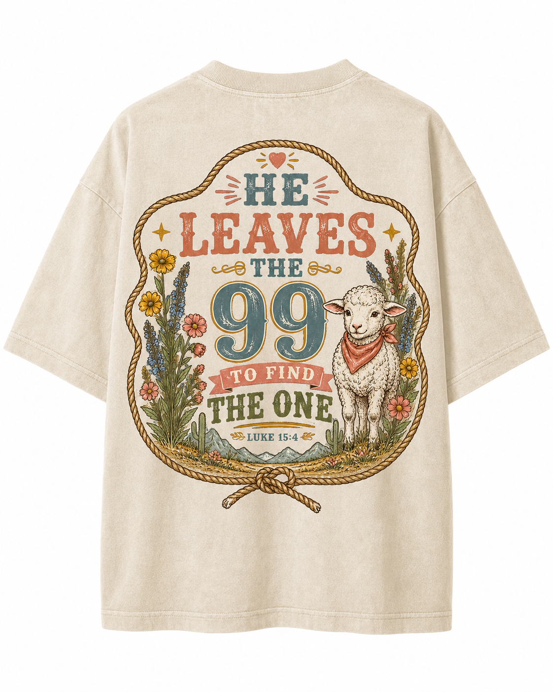He Leaves 99 To Find The One Lamb T-Shirt