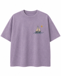 Peace Be Still Sailboat T-Shirt — Christian Faith Graphic Tee (Mark 4:39)