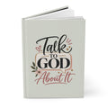 To God Above Journal – Inspirational Hardcover Lined Notebook