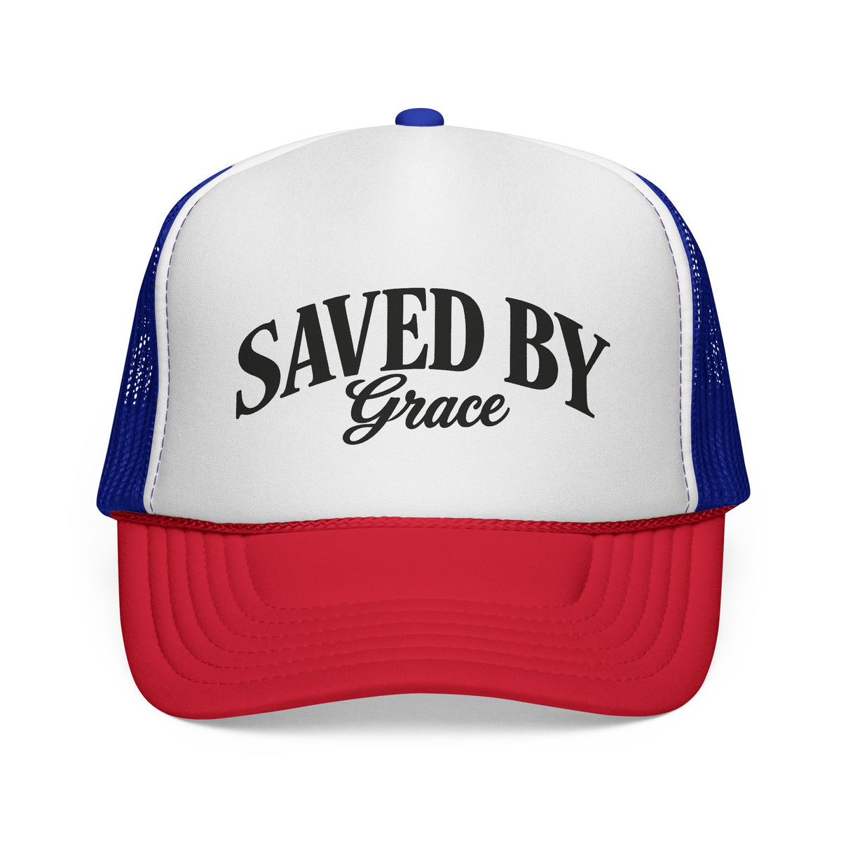 Saved By Grace trucker cap | Christian faith hat