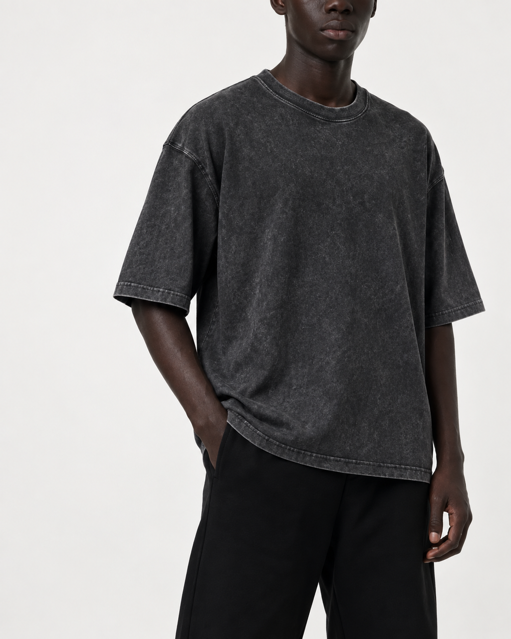 Crimson Cross Mineral Wash Boxy Tee