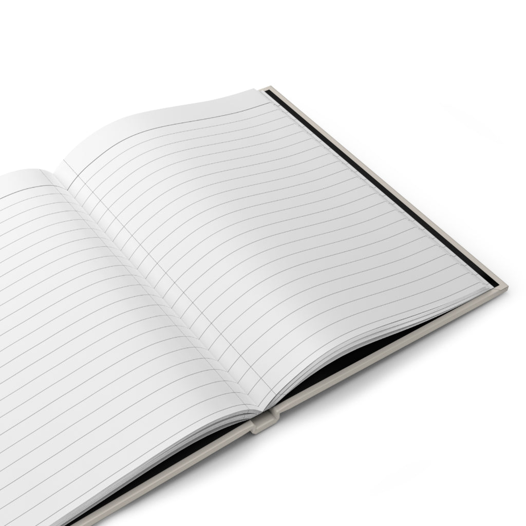 Be Still Hardcover Journal — Christian Lined Notebook (Psalm 46:10)