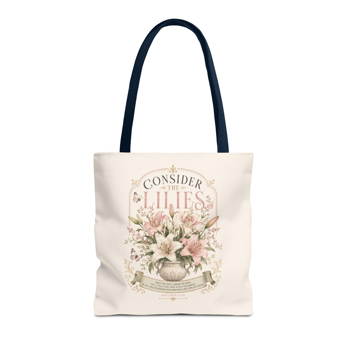 Consider the Lilies Floral Tote Bag