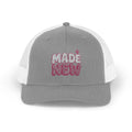 Made New Trucker Hat — Pink Glitter 'Made New' Snapback Cap