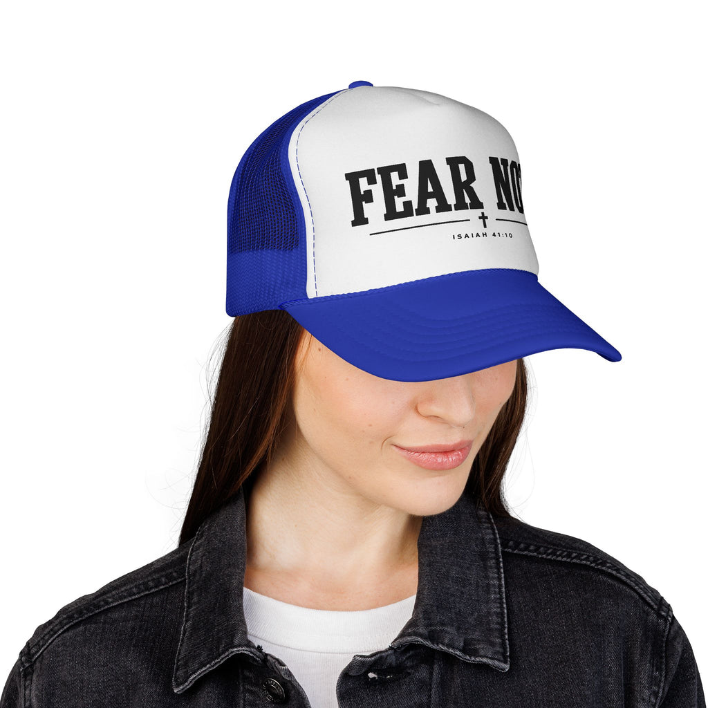 Fear Not Trucker Cap — Isaiah 41:10 Christian Mesh Hat