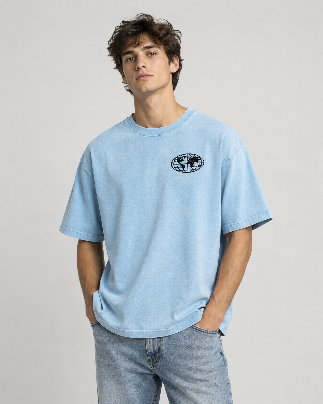 All We Need Is Jesus Mineral Wash Boxy Tee