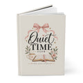 Quiet Time Club Hardcover Journal — Lined Devotional Journal with Bible, Coffee & Prayer Design