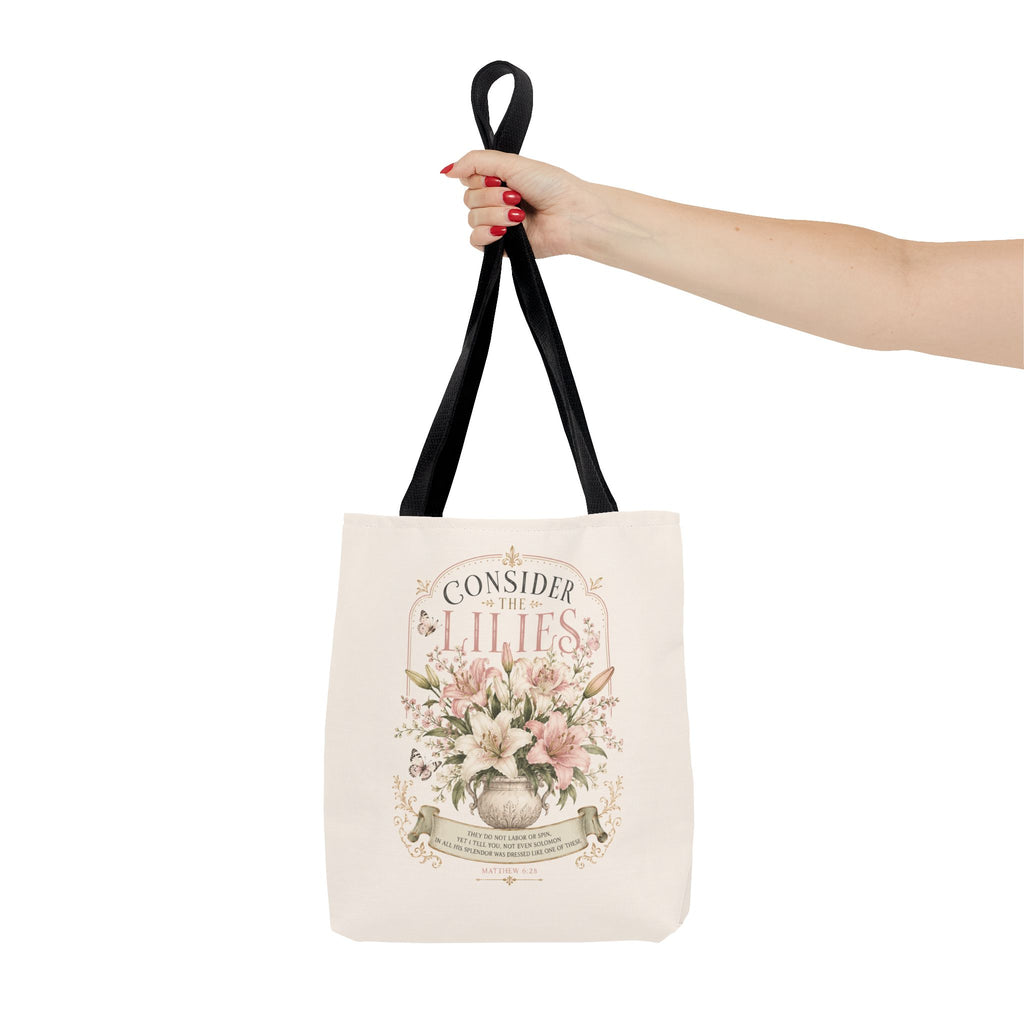 Consider the Lilies Floral Tote Bag