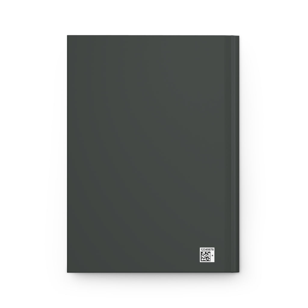 YHWH Hardcover Journal — Christian Lined Notebook with Gold Cross Design