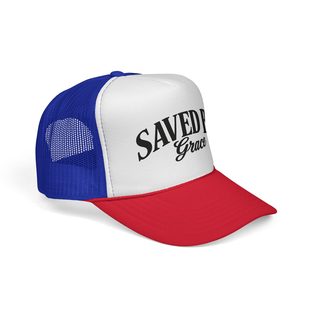 Saved By Grace trucker cap | Christian faith hat