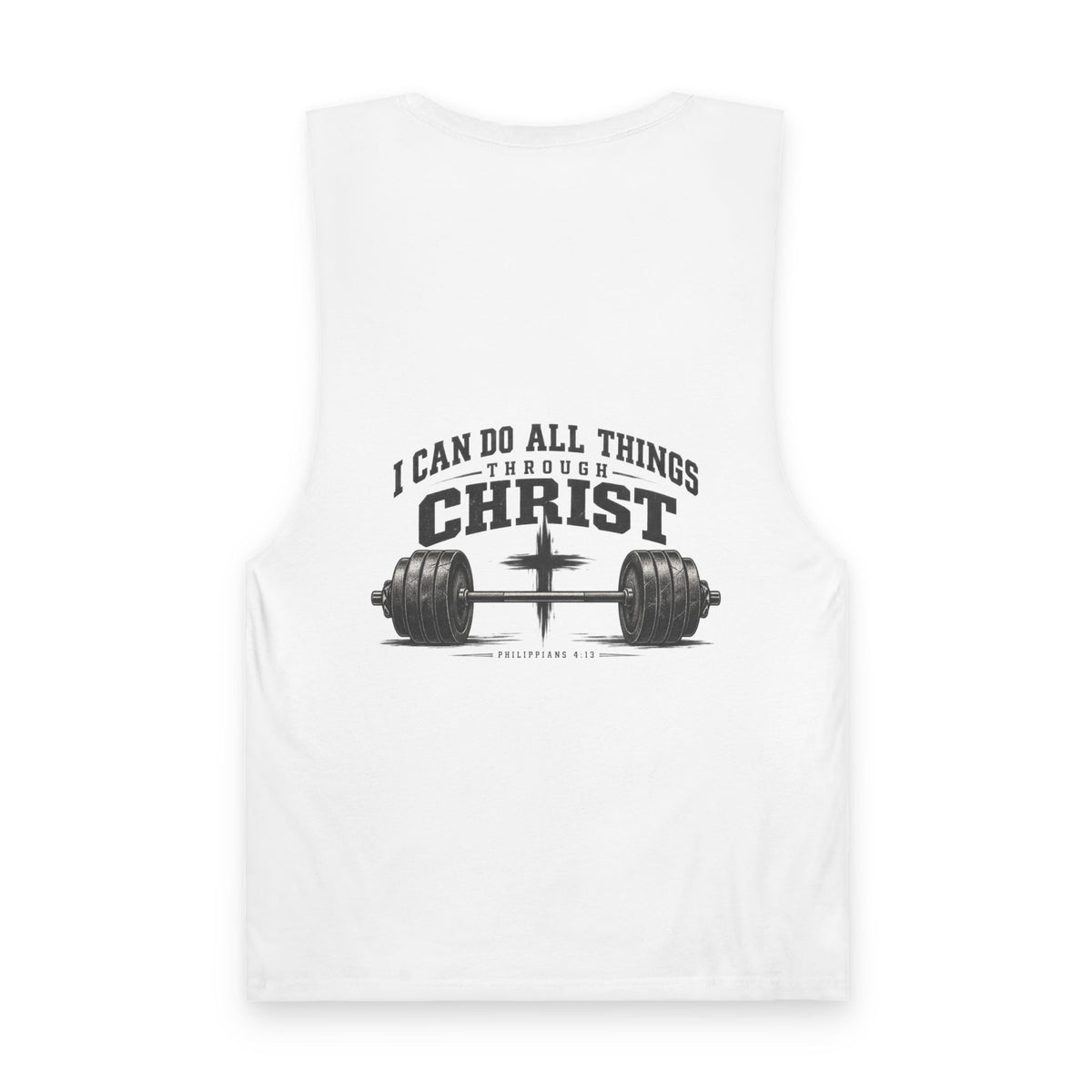 Christian Workout Tank Top — “I Can Do All Things Through Christ” Fitness Tank (Philippians 4:13)