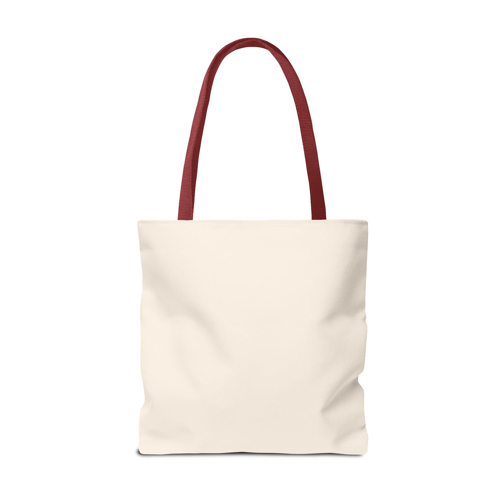 Scriptural Floral Tote Bag — “He Makes All Things New” Inspirational Canvas Tote