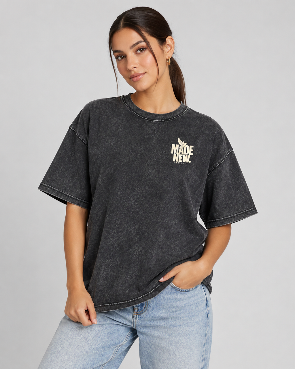 Made New Mineral Wash Boxy Tee