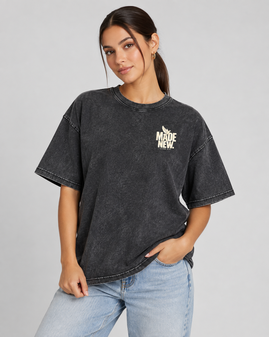 Made New Mineral Wash Boxy Tee