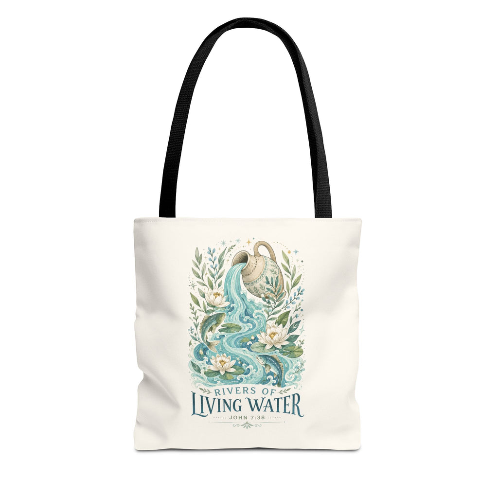 Tote — Rivers of Living Water Floral Faith Tote Bag