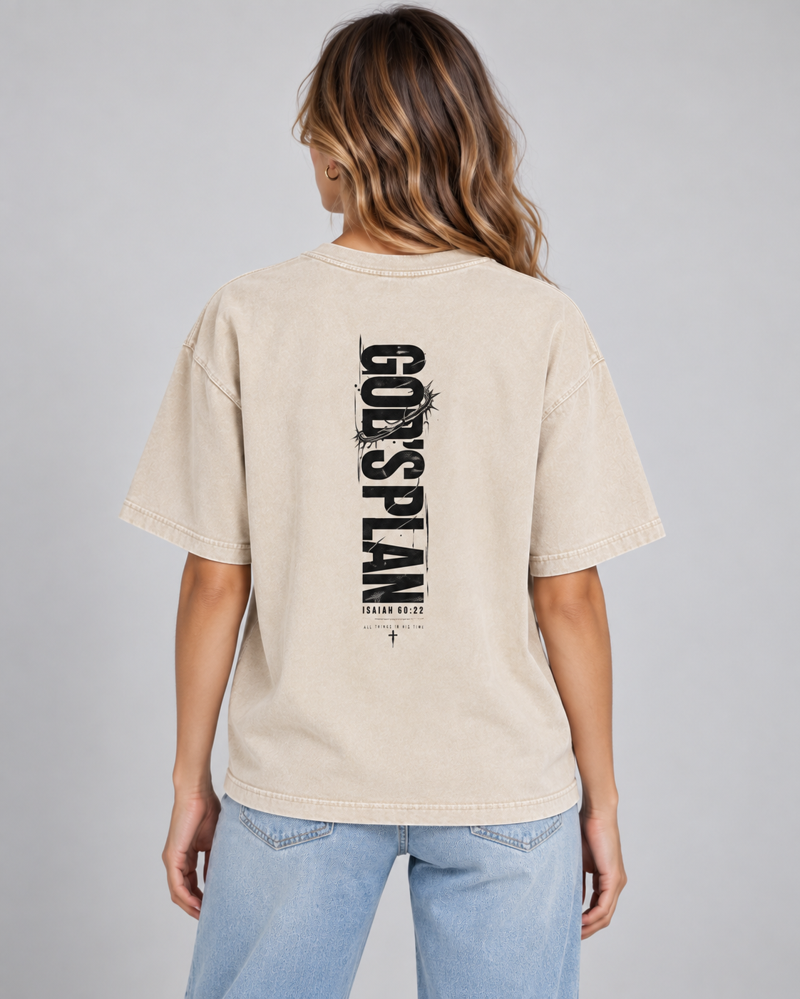 God’s Plan Mineral Wash Boxy Tee