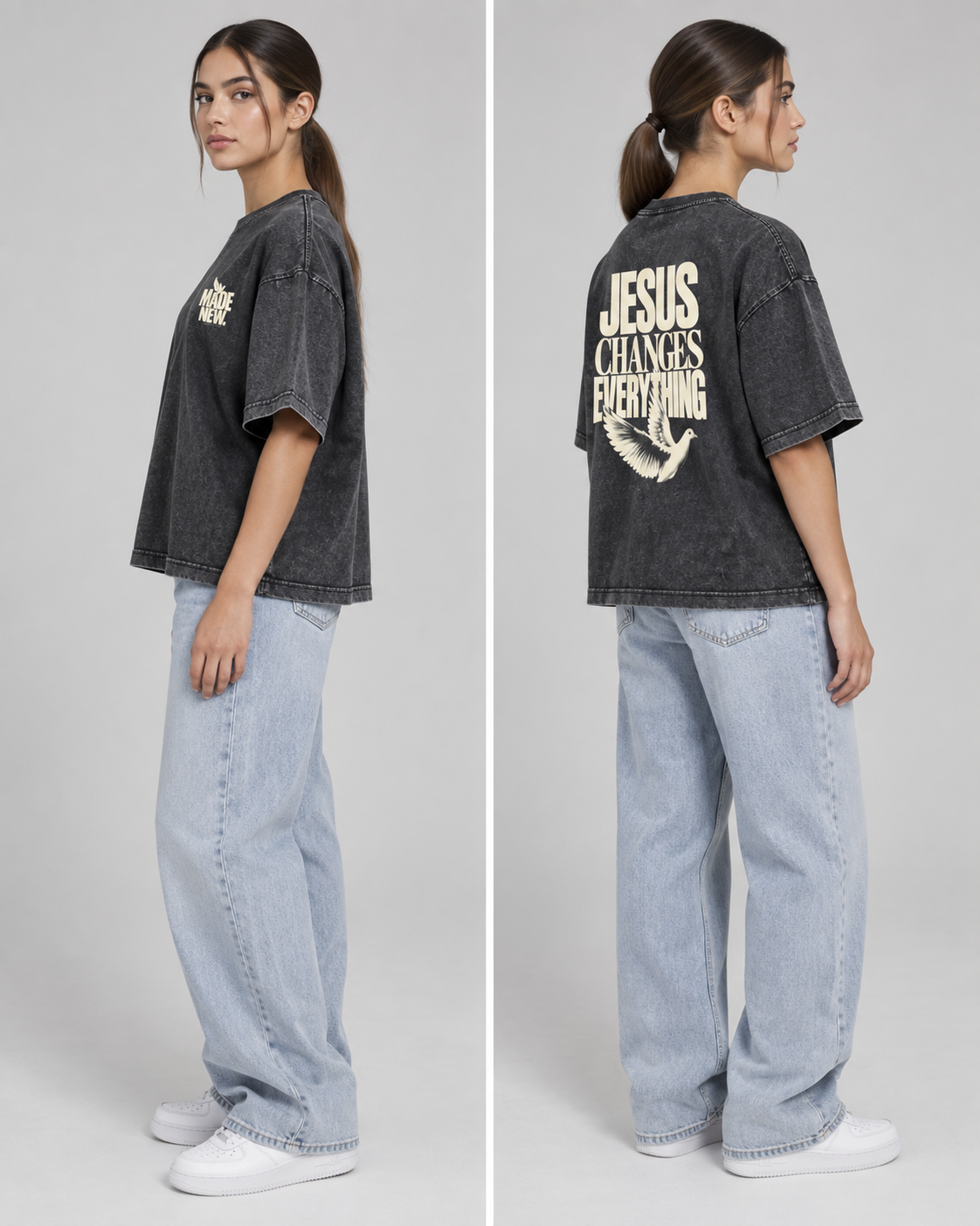 Made New Mineral Wash Boxy Tee