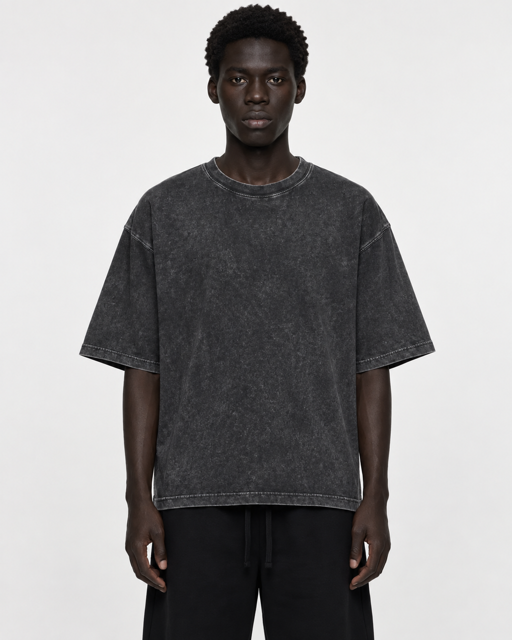 Crimson Cross Mineral Wash Boxy Tee