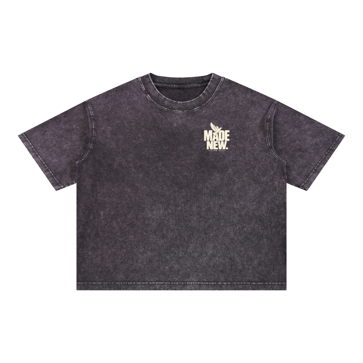 Mineral Wash Boxy Cotton T-Shirt
