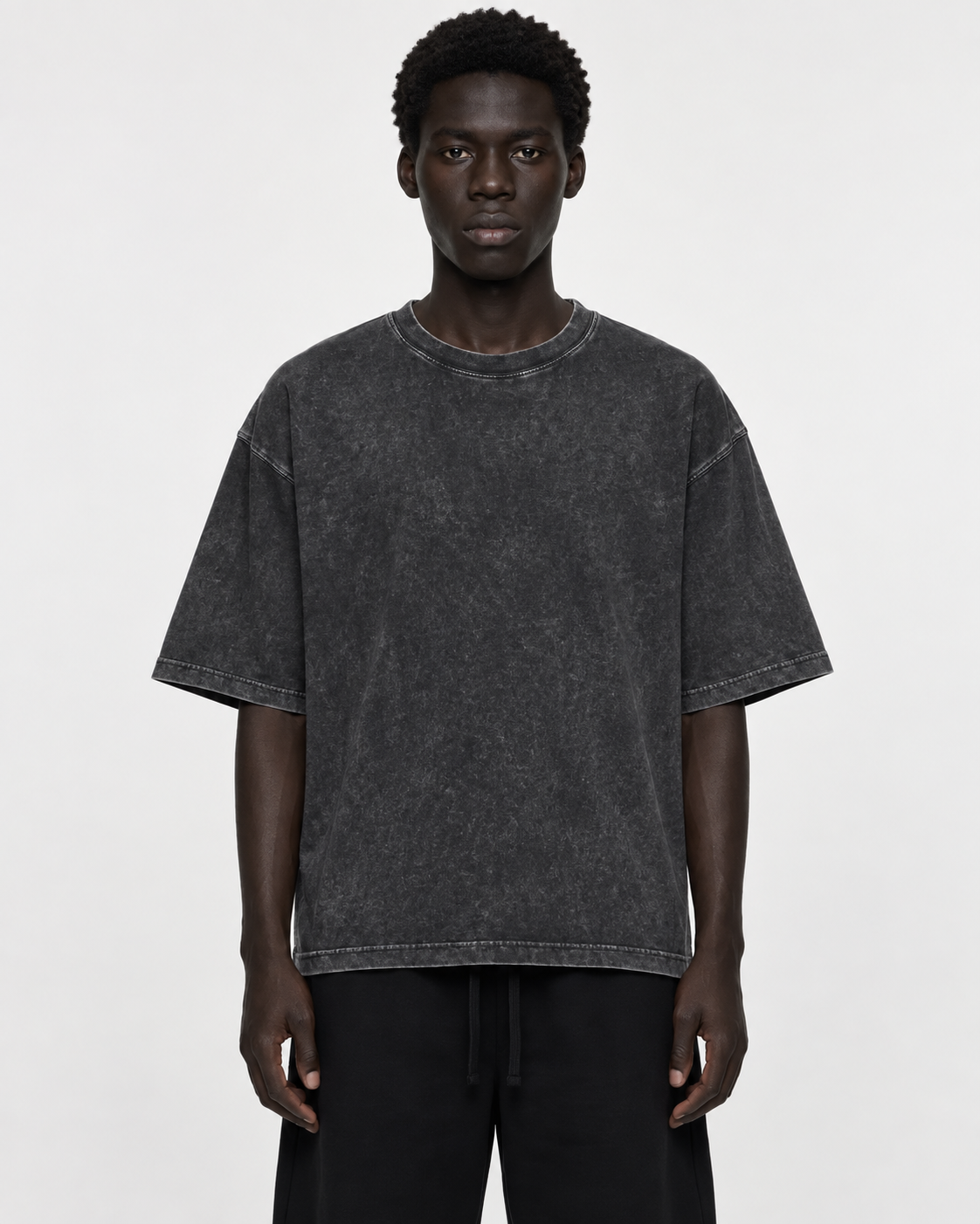 Crimson Cross Mineral Wash Boxy Tee