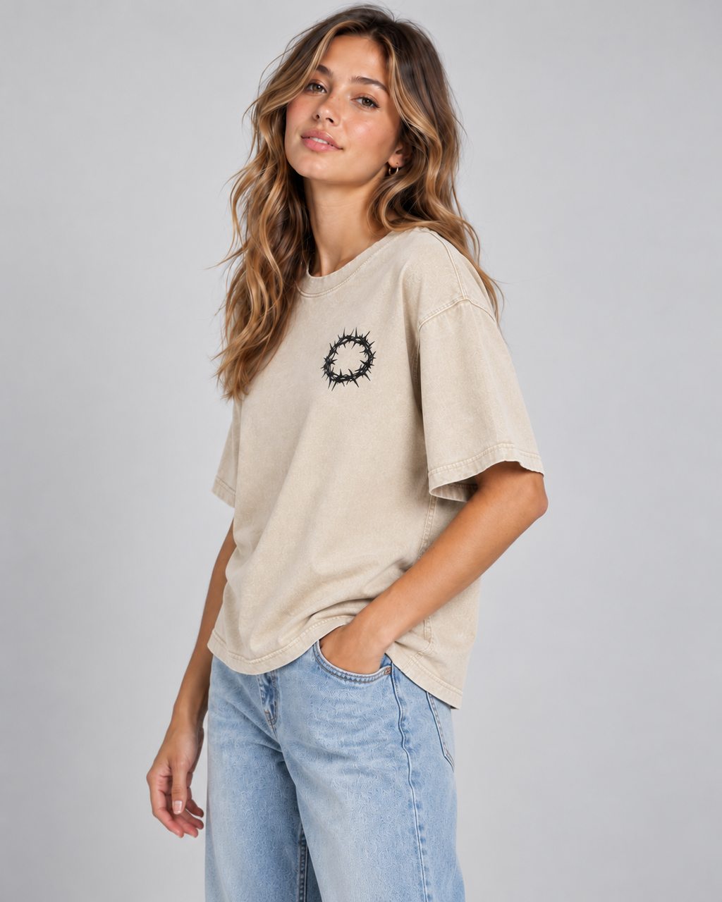God’s Plan Mineral Wash Boxy Tee
